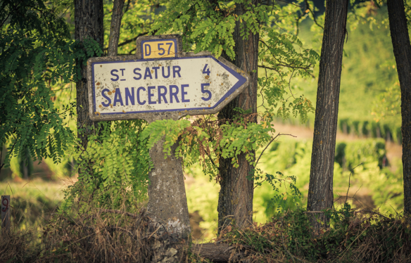 Domaine Fournier - Panneau direcction Sancerre
