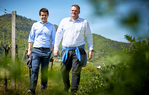 Domäne Wachau Roman Horvath und Heinz Frischengruber