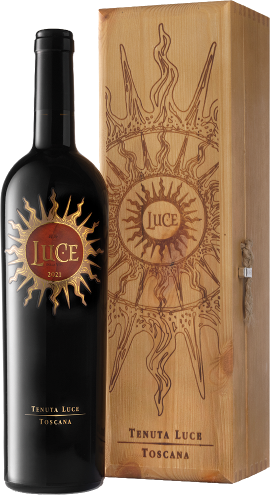 Luce  1er Holzkiste Tenuta Luce - Marchesi Frescobaldi