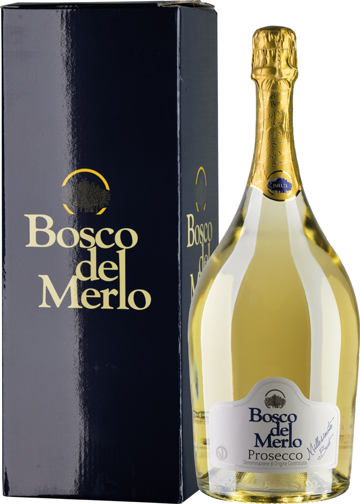 Prosecco Millesimato Brut  MAGNUM in Einzeletui Bosco del Merlo