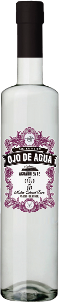 Ojo de Agua Aguardiente de Orujo de Uva Blend*  Traubentresterbrand Ojo de Agua von Dieter Meier