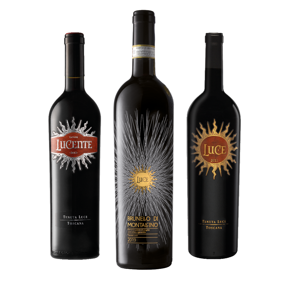 Degustationspaket Lucente, Luce und Brunello* für CHF 200.00 statt 297.50 Tenuta Luce - Marchesi Frescobaldi