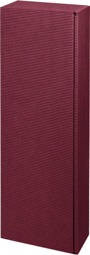 Geschenkkarton bordeauxrot 1er* 