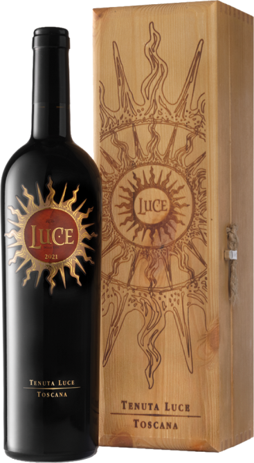 Luce  1er Holzkiste Tenuta Luce - Marchesi Frescobaldi