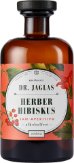 Dr. Jaglas Herber Hibiskus San Aperitivo  Alkoholfreier Bitter Dr. Jaglas