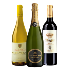 3er Genusspaket: Mâcon-Villages, Franciacorta & Muga Reserva* für CHF 49.50.00 statt 82.90 Bodegas Muga