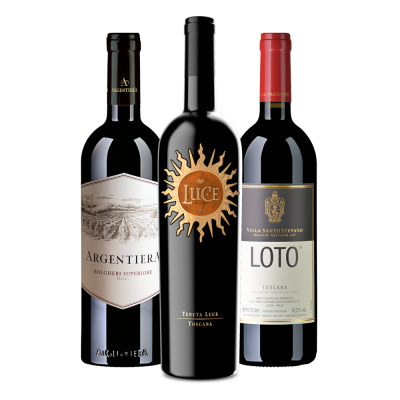 3er Toskana Prestige-Paket: Argentiera, Loto & Luce 2021* für CHF 210.00 statt 280.90 Argentiera Bolgheri