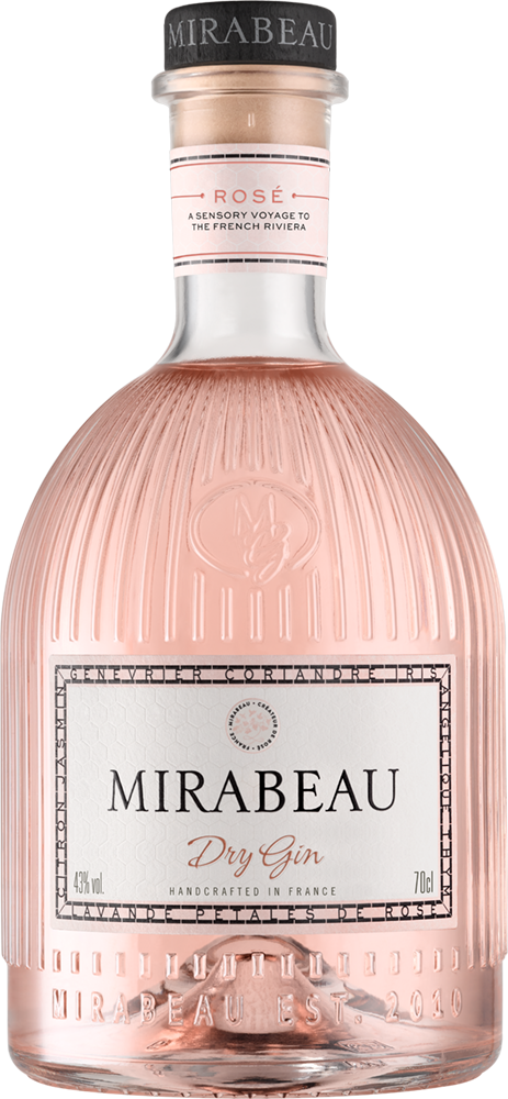 Mirabeau Dry Gin mit Jigger (Barmass) Maison Mirabeau