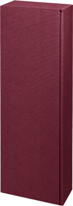 Geschenkkarton bordeauxrot 1er* 