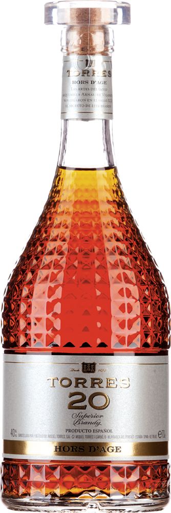 Torres 20 Superior Brandy  Hors d`Age Torres Brandy